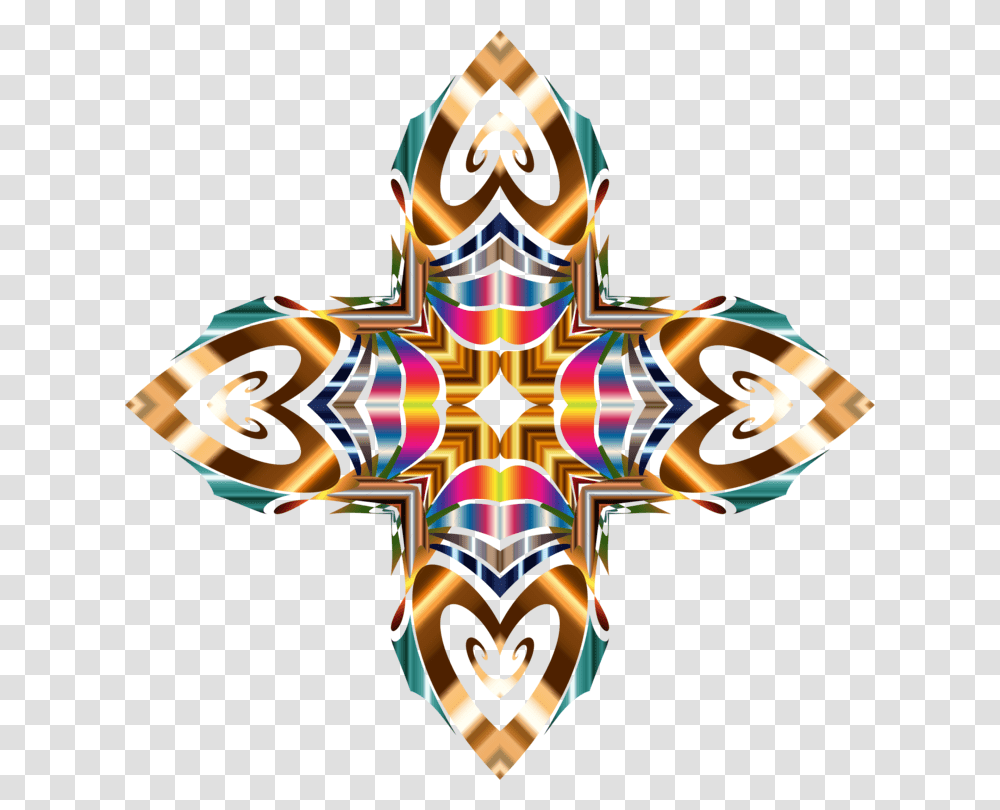 Computer Icons Love Christian Cross Symmetry Download Free, Ornament, Pattern, Star Symbol Transparent Png