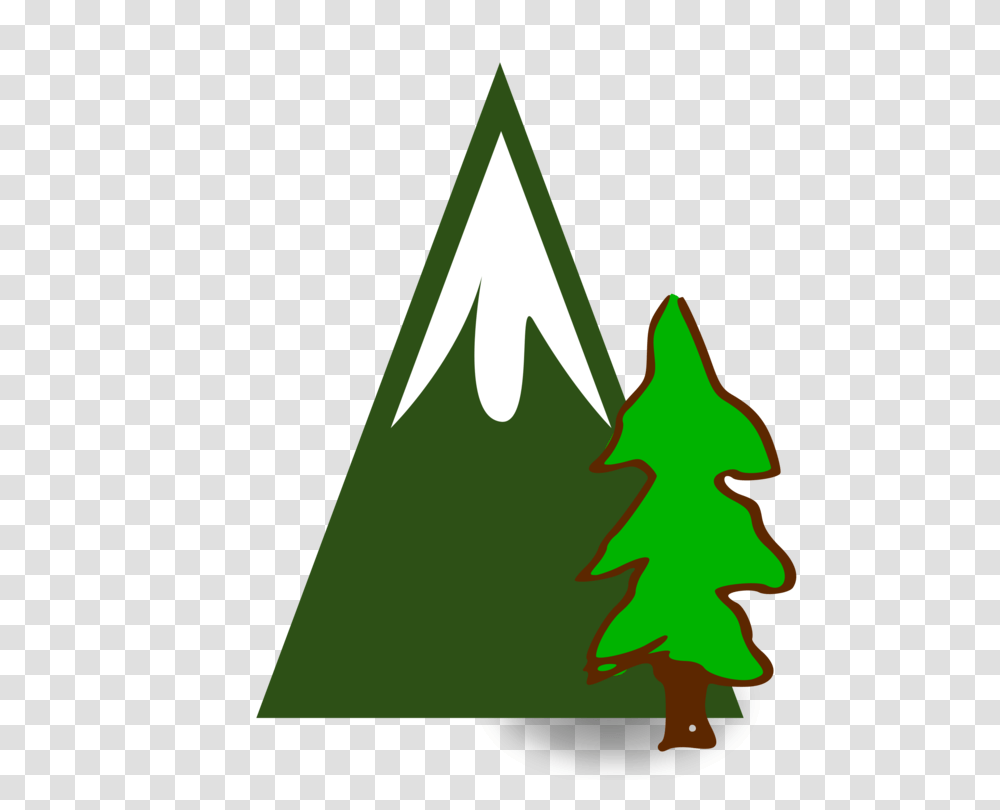 Computer Icons Mountain Christmas Tree Map Elf, Triangle, Plant, Star Symbol Transparent Png