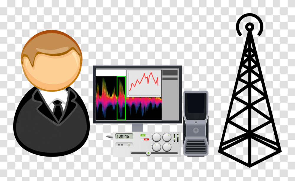 Computer Icons Signal Processing Radio Aerials, Monitor, Screen, Electronics, LCD Screen Transparent Png