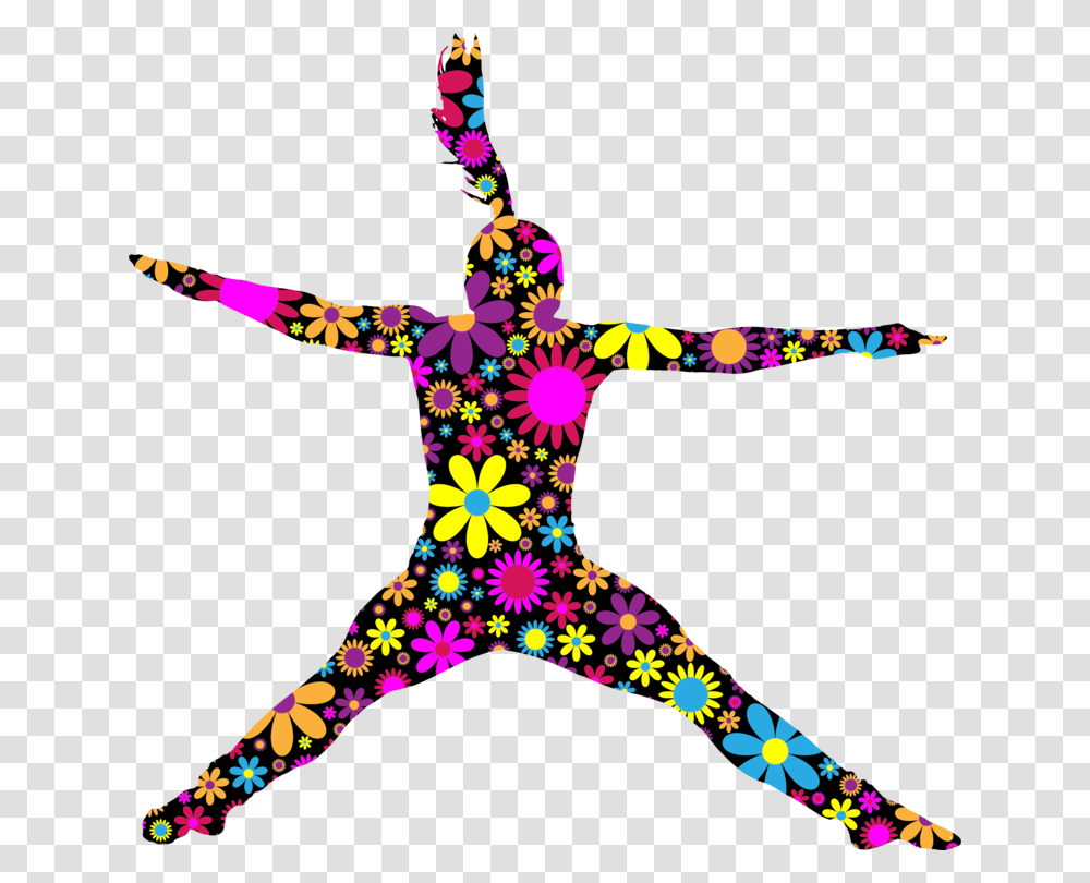 Computer Icons Silhouette Jumping Dance, Star Symbol, Animal, Sea Life Transparent Png