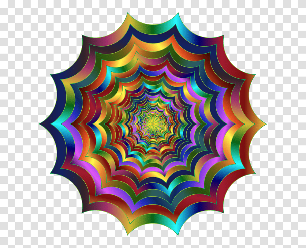 Computer Icons Spider Web Kaleidoscope Fractal Art, Ornament, Pattern, Lighting, Purple Transparent Png