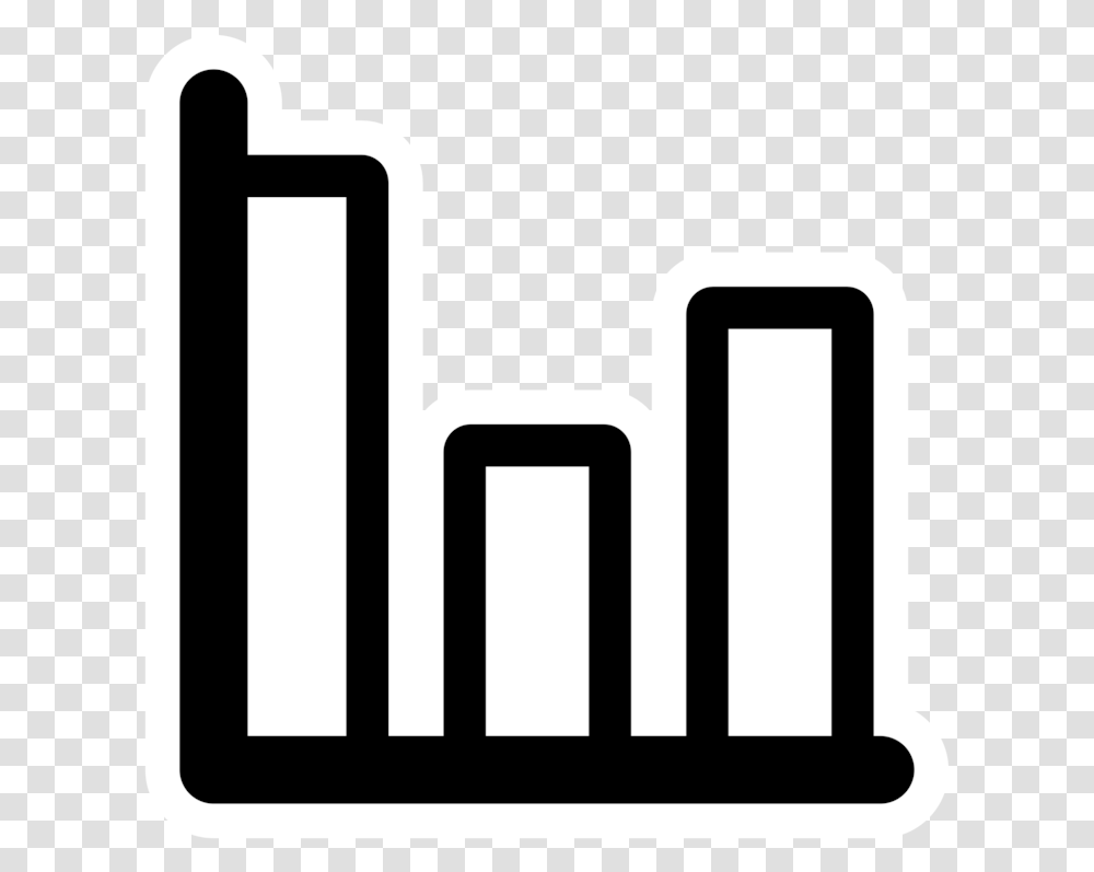 Computer Icons Statistics Bar Chart Statistics Clipart Black And White, Label, Logo Transparent Png