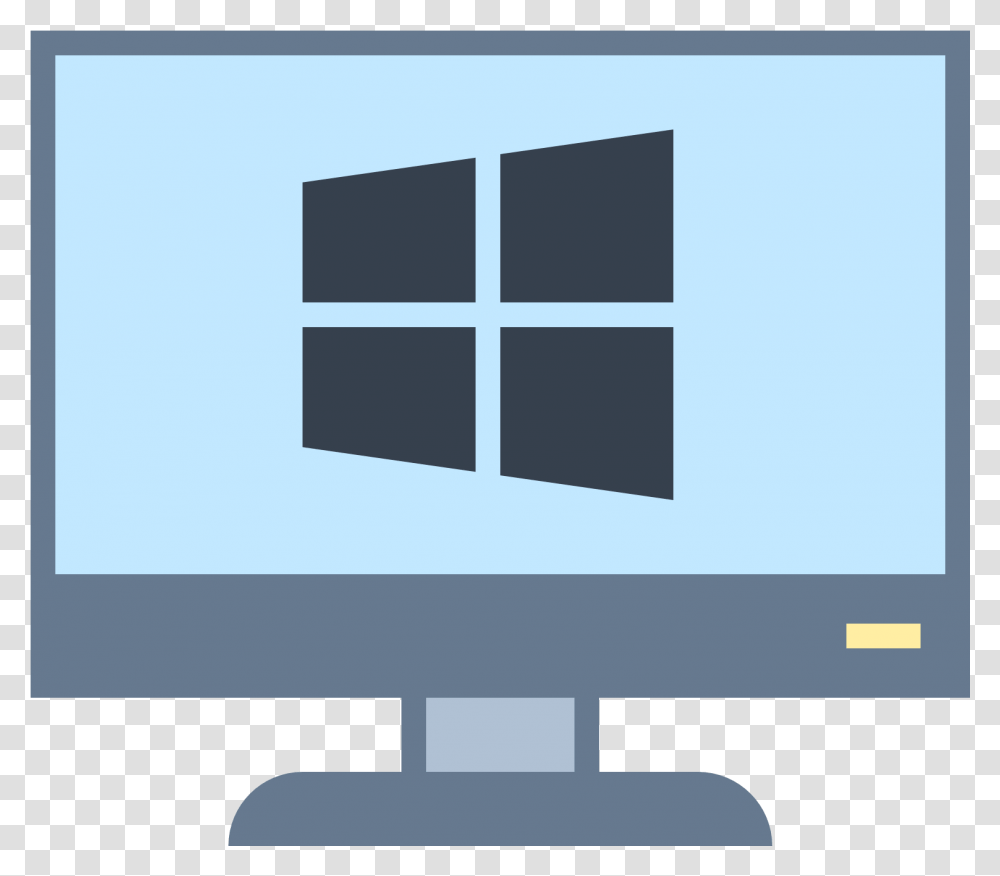 Computer Monitor Icon Windows Client Icon, Screen, Electronics, LCD Screen, Pc Transparent Png