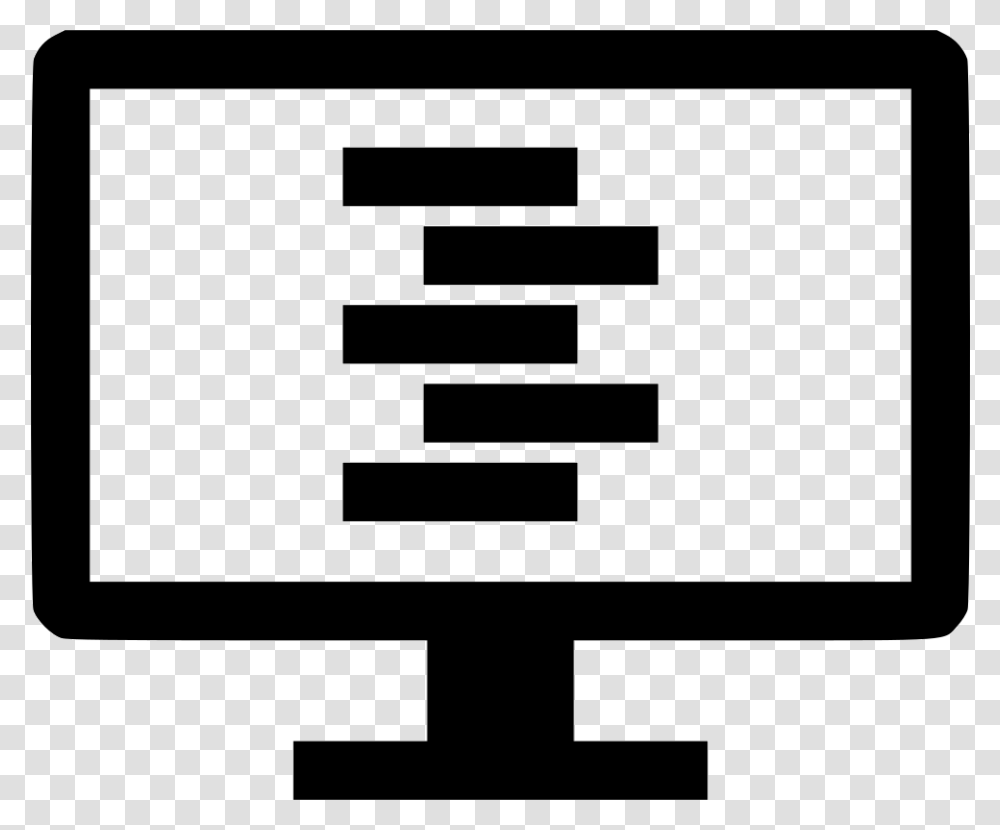 Computer Monitor Screen Code Lines Program Icon Free, Electronics, Number Transparent Png