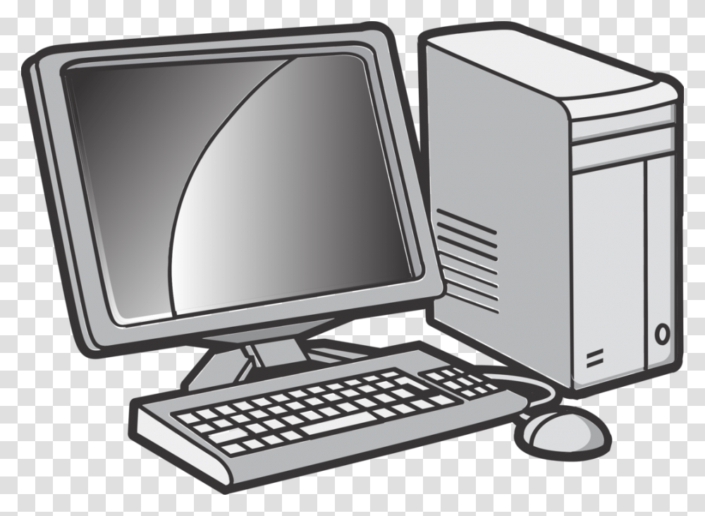 Computer Monitordesktop Computercomputer Computer Clipart, Pc, Electronics, Computer Keyboard, Computer Hardware Transparent Png