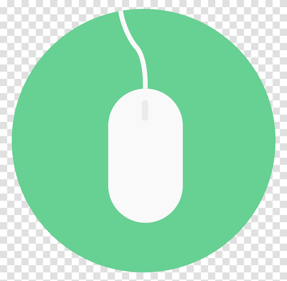 Computer Mouse Icon Circle Mon, Number, Green Transparent Png