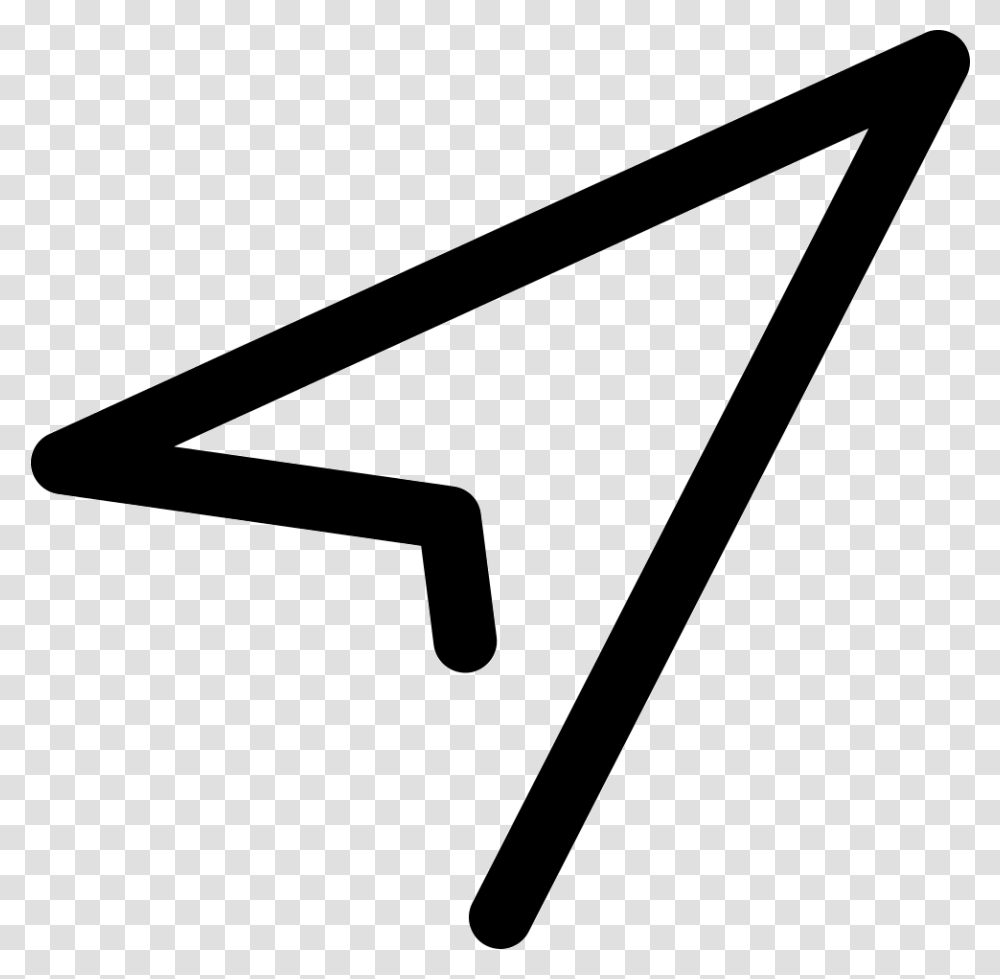 Computer Mouse Pointer Arrow Scalable Vector Graphics Map Current Location Icon, Triangle Transparent Png