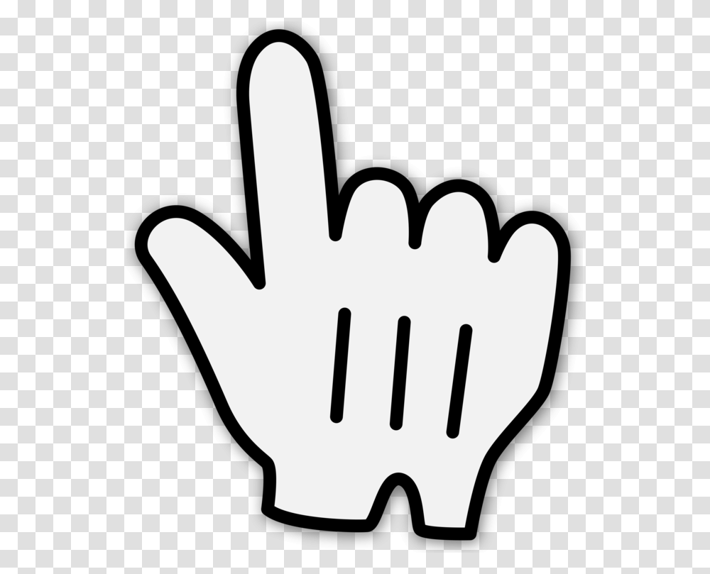 Computer Mouse Pointer Cursor Index Finger Computer Icons Free, Apparel, Hand, Glove Transparent Png