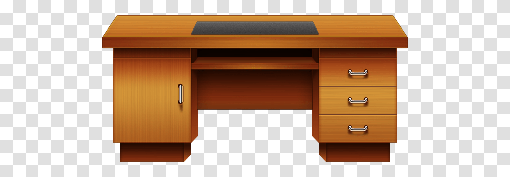 Computer Office Table Preview, Furniture, Wood, Desk, Hardwood Transparent Png