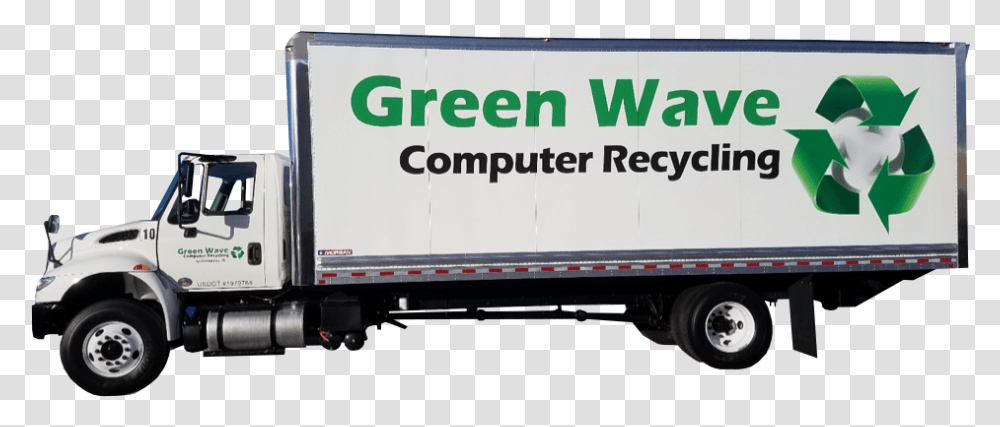 Computer Recycling Truck, Trailer Truck, Vehicle, Transportation, Wheel Transparent Png