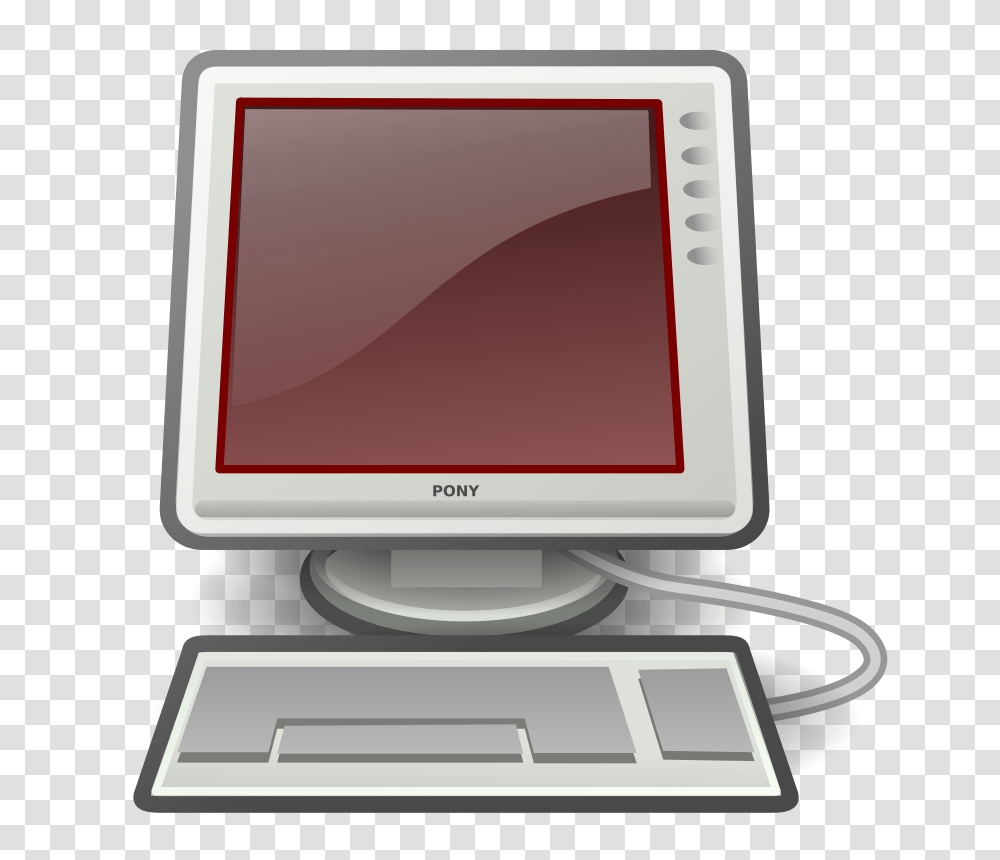 Computer Red, Technology, Pc, Electronics, Monitor Transparent Png
