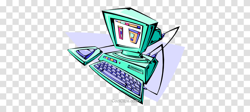 Computer Royalty Free Vector Clip Art Illustration, Electronics, Pc, Keyboard, Computer Hardware Transparent Png