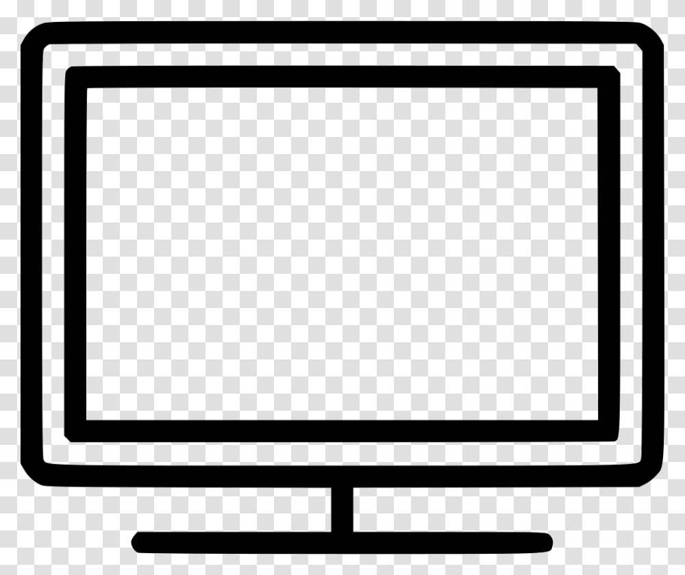 Computer Screen Monitor Display Desktop Pc Icon Free, Electronics, LCD Screen, TV, Television Transparent Png