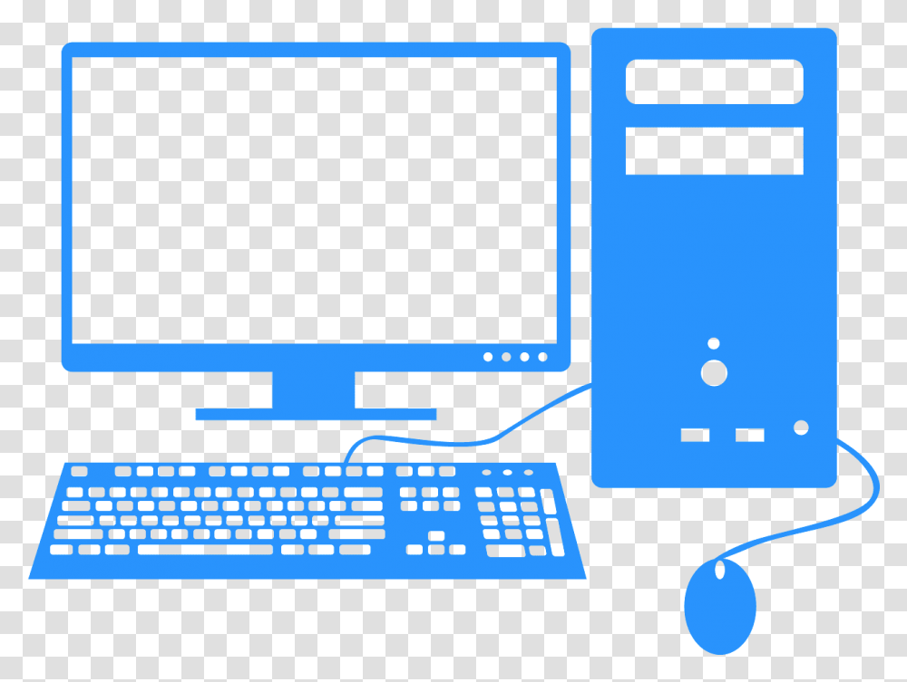 Computer Silhouette, Electronics, Monitor, Screen, Display Transparent Png