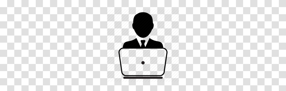 Computer Student Clipart, Brush, Silhouette, Electronics Transparent Png