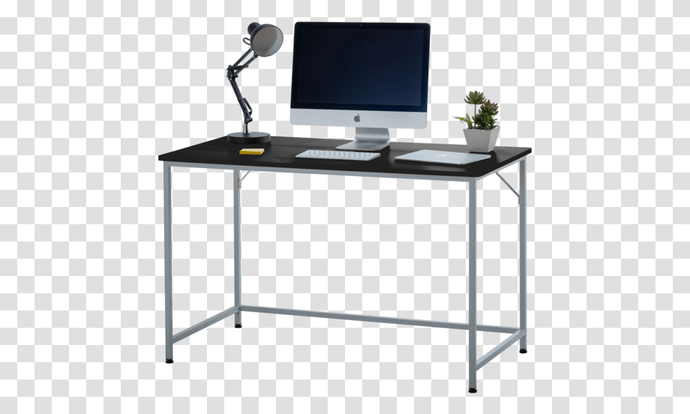 Computer Table Computer Desk Clipart, Furniture, Monitor, Screen, Electronics Transparent Png