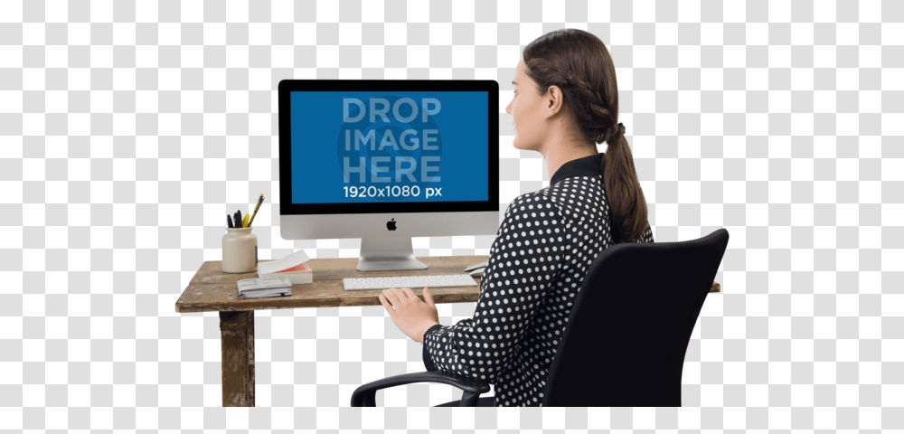 Computer Typing Image, Person, Electronics, Chair, Furniture Transparent Png