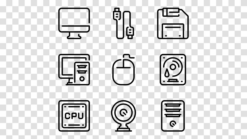Computer Vector Icon Computer Icon Line, Gray, World Of Warcraft Transparent Png