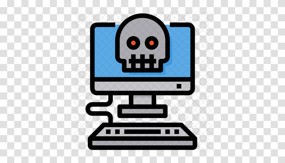 Computer Virus Icon Computer, Robot, Pac Man, Network, Text Transparent Png
