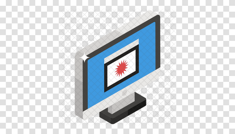 Computer Virus Icon Television Set, Electronics, Screen, Monitor, Security Transparent Png