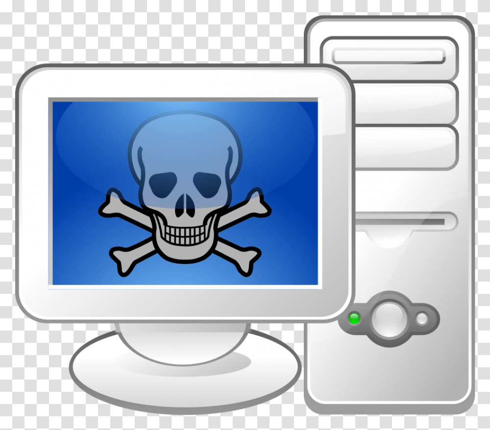 Computer Virus Pc Clipart, Label, Monitor, Electronics Transparent Png