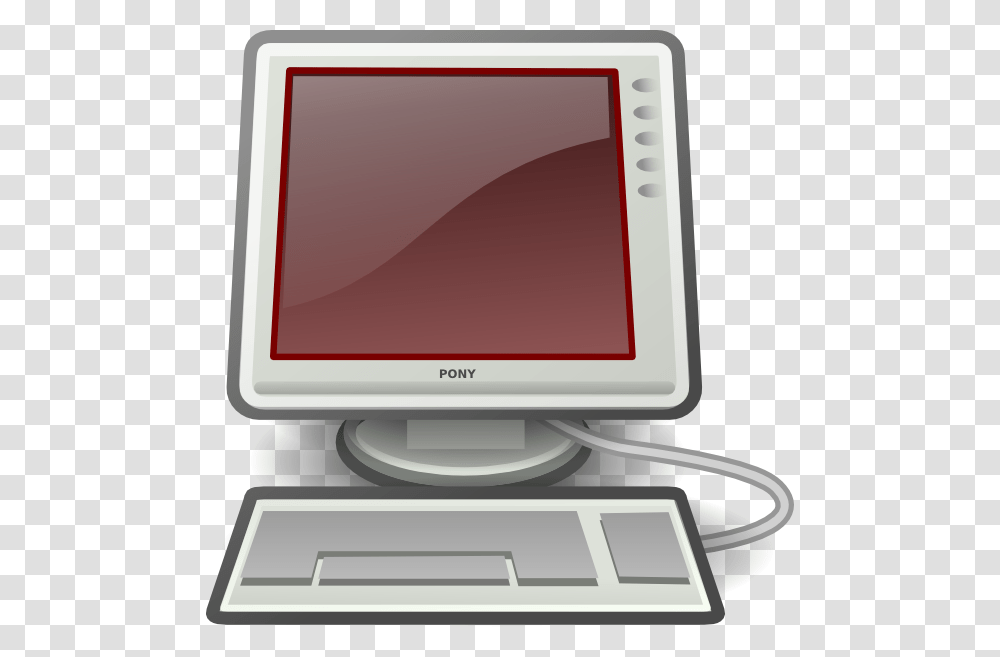 Computer With Red Screen Svg Clip Arts Computer Clipart Background, Pc, Electronics, Monitor, Display Transparent Png
