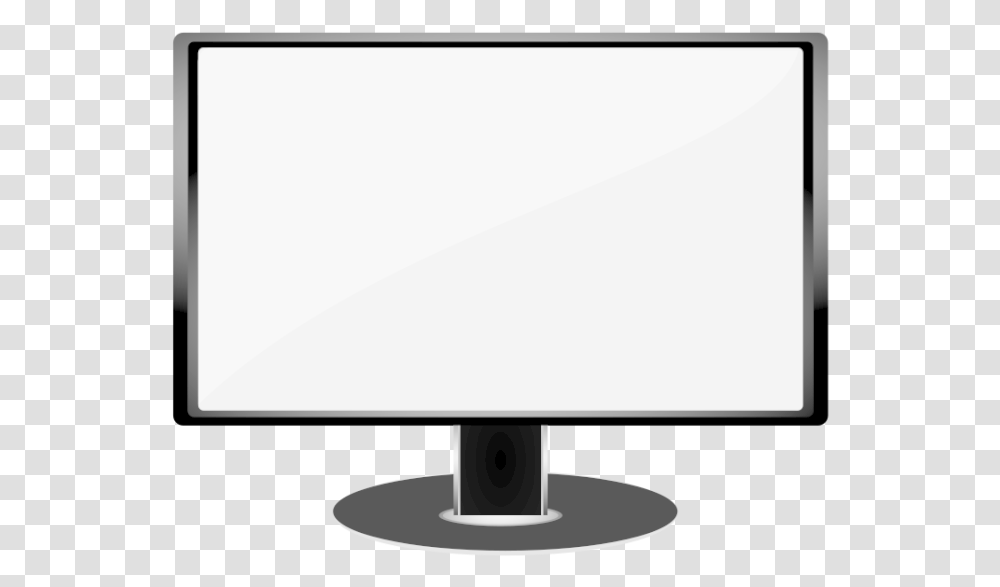 Computers Clipart Black And White Computer Monitor, Screen, Electronics, Display, LCD Screen Transparent Png