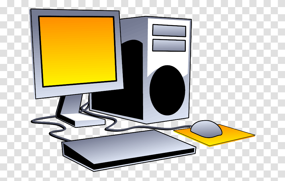 Computers Clipart Desktop Computer Cliparts Keyboard Mouse, Pc, Electronics, Monitor, Screen Transparent Png