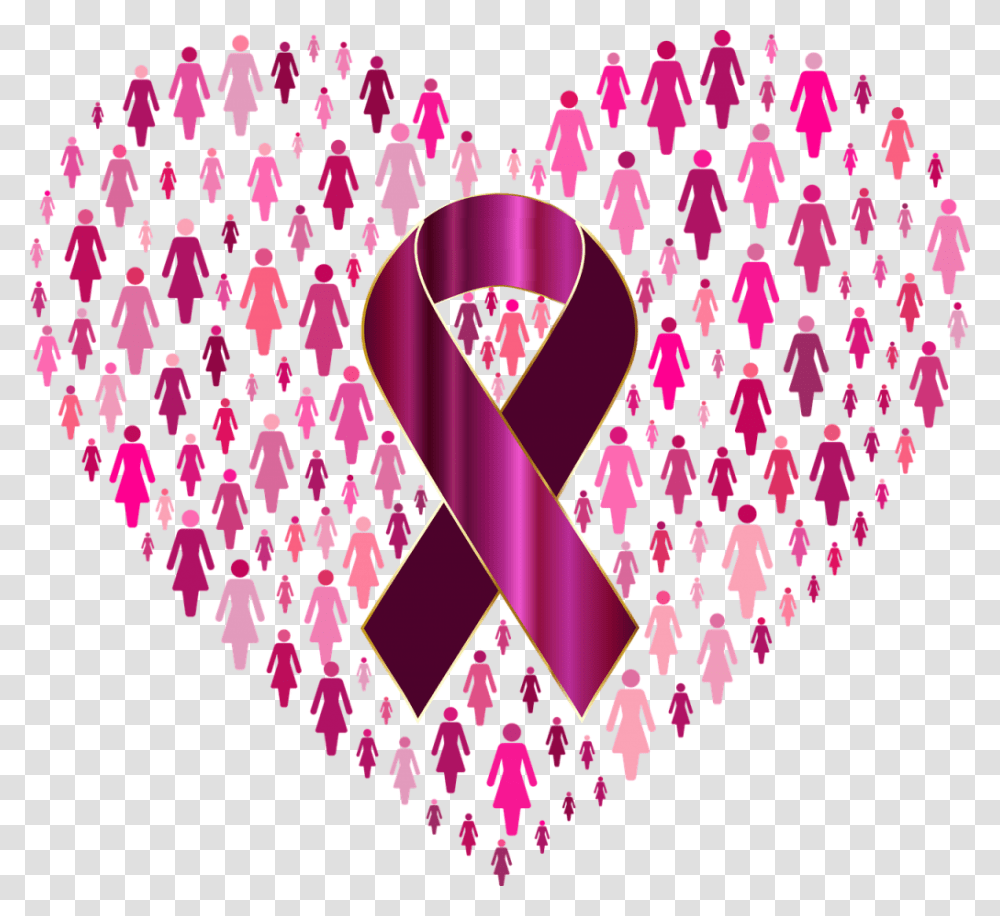Comvectorsbreast Cancer Awareness Female October Breast Cancer Awareness 2019, Purple, Alphabet, Chandelier Transparent Png