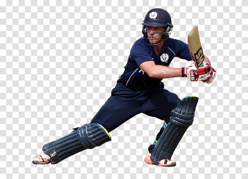 Con Cricket Playing Man, Helmet, Person, People Transparent Png
