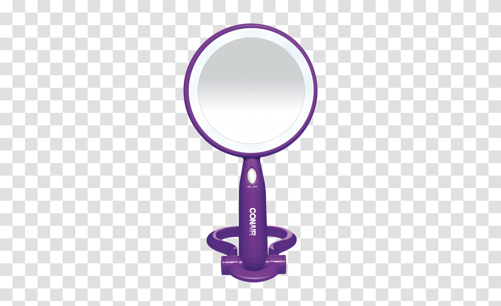 Conair Plastic Led Double Sided Mirror, Lamp, Magnifying, Glass Transparent Png