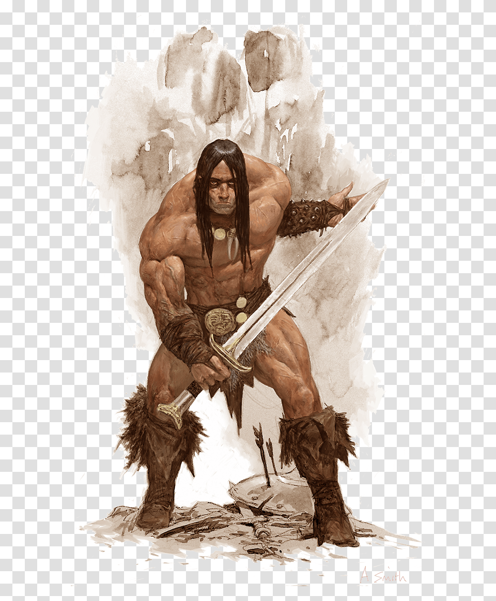 Conan Board Game Art, Person, Painting, Duel, Sport Transparent Png