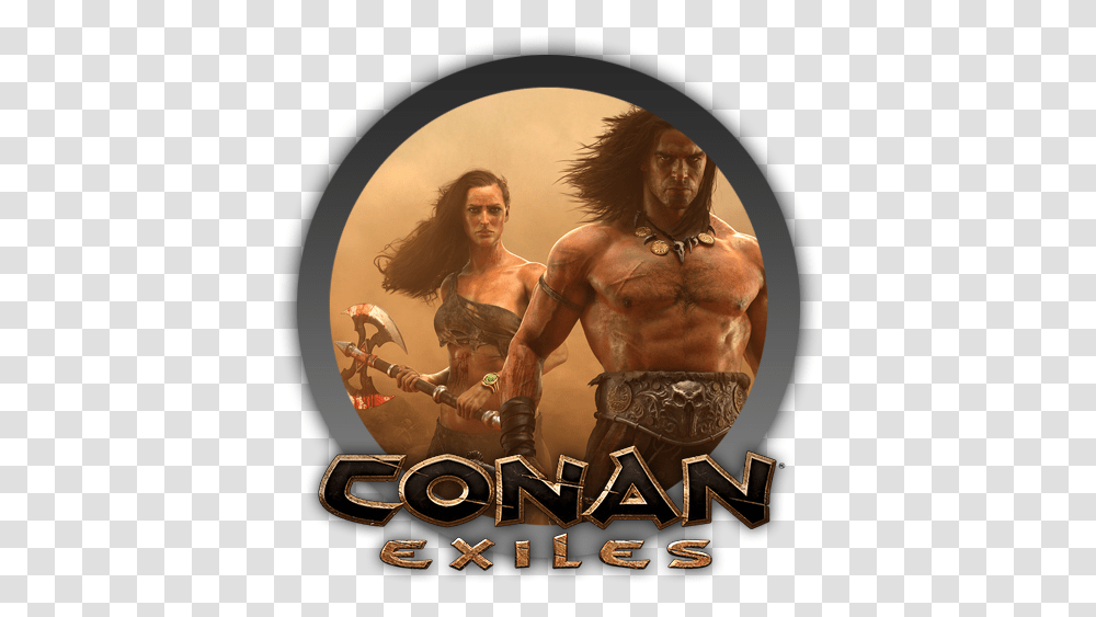 Conan Exiles Community Conan Exiles Logo, Person, Guitar, Musical Instrument, Poster Transparent Png