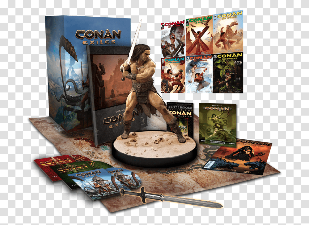 Conan Exiles Conan Exiles Edition, Person, Book, Game, Photography Transparent Png