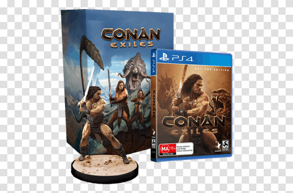Conan Exiles Edition, Person, Tabletop, Outdoors, Book Transparent Png