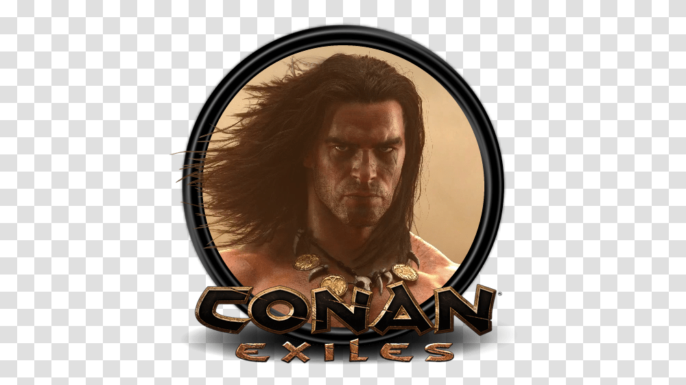 Conan Exiles Pc Update 34 Conan The Barbarian Icon, Person, Advertisement, Poster, Face Transparent Png