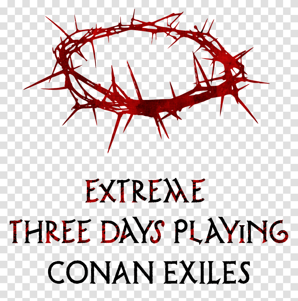 Conan Exiles Sangre Corona De Espinas Corona Con Sangre, Poster, Advertisement, Hand, Symbol Transparent Png