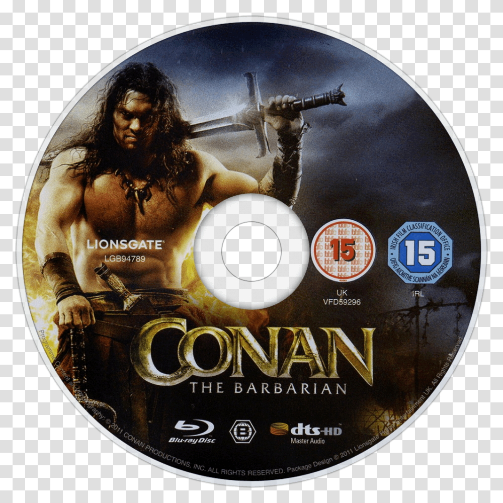 Conan The Barbarian, Disk, Person, Human, Dvd Transparent Png