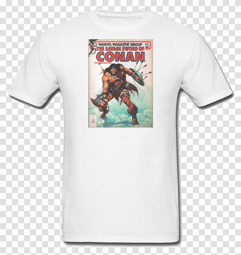 Conan The Barbarian Download Rick And Morty Naruto Shirt, Apparel, T-Shirt, Sleeve Transparent Png