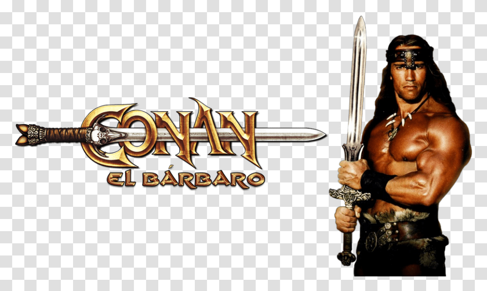 Conan The Barbarian Image Conan The Barbarian, Person, Human, Weapon, Weaponry Transparent Png