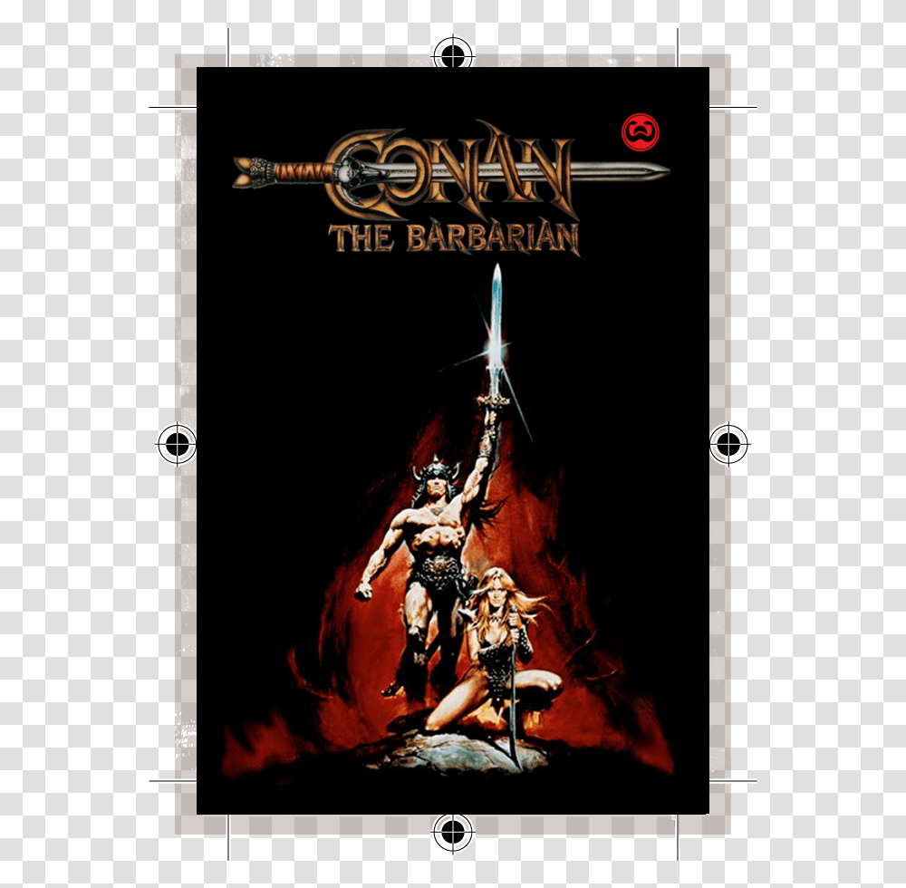 Conan The Barbarian Movie Cover, Poster, Advertisement, Person, Leisure Activities Transparent Png