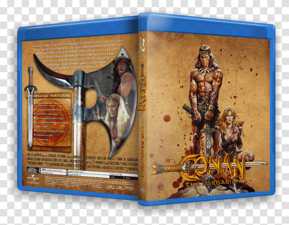 Conan The Barbarian Poster, Person, Human, Advertisement Transparent Png