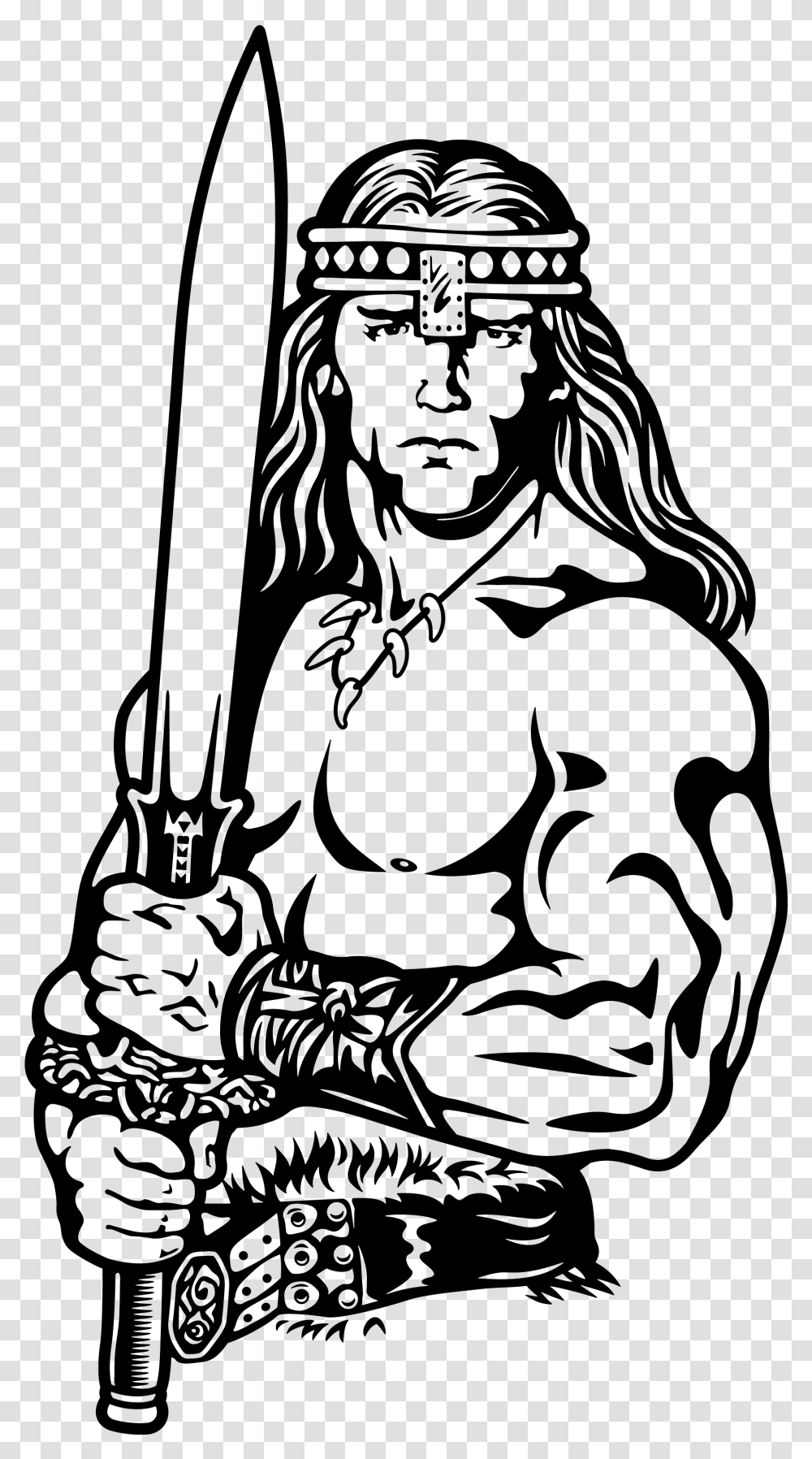 Conan The Barbarian Silhouette Art Airbrush Conan The Barbarian Clip Art, Outdoors, Nature, Outer Space, Astronomy Transparent Png
