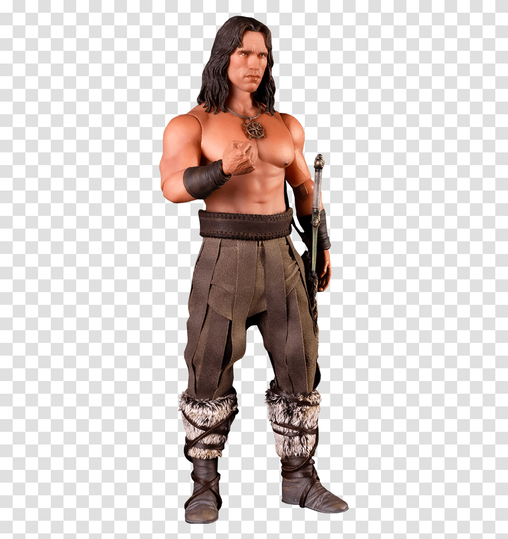 Conan The Barbarian Sixth Scale Figure Conan The Barbarian Figure, Person, Clothing, Costume, People Transparent Png