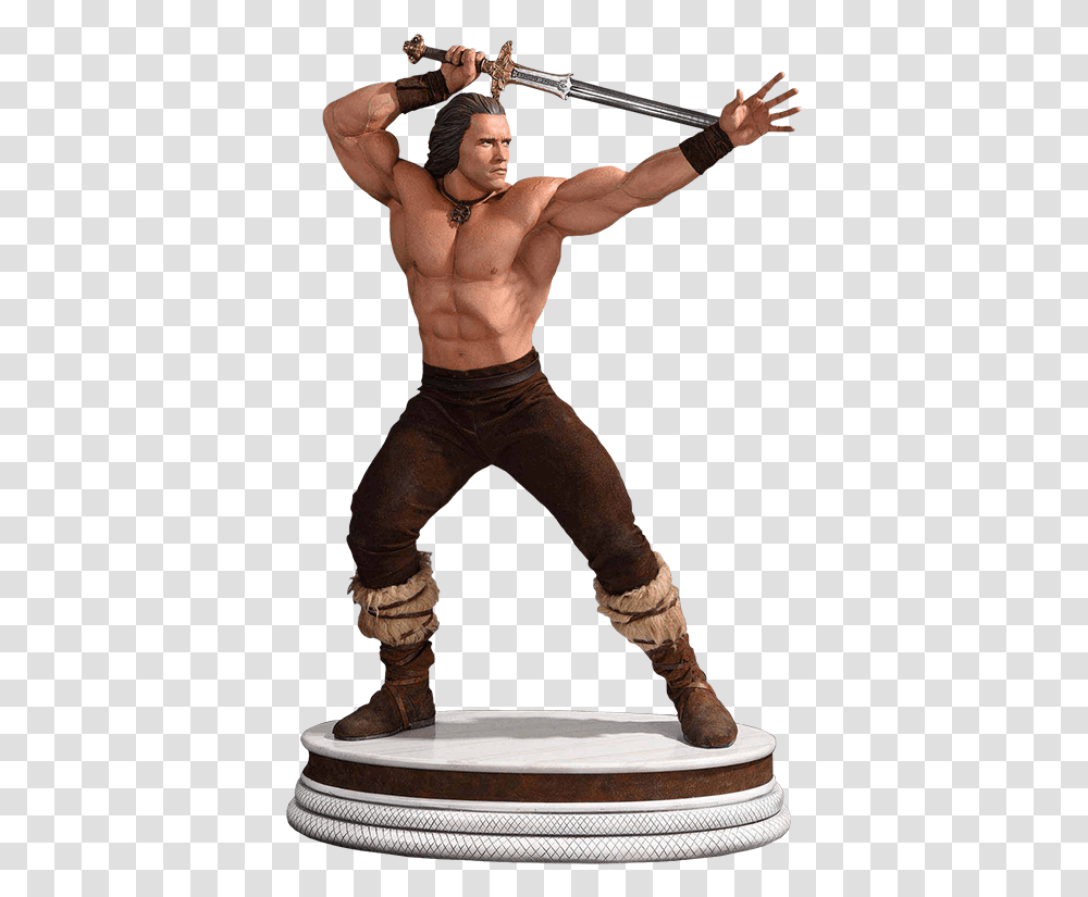 Conan The Barbarian Statue Conan The Barbarian Costume, Person, Clothing, Dance Pose, Leisure Activities Transparent Png