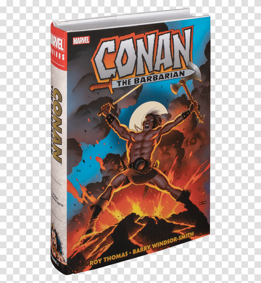 Conan The Barbarian The Original Marvel Years Omnibus, Poster, Advertisement, Person, Flyer Transparent Png