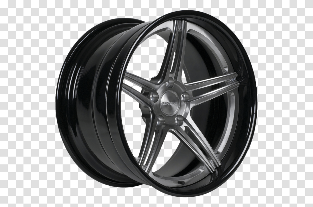 Concave Forgeline Smoke, Wheel, Machine, Tire, Car Wheel Transparent Png