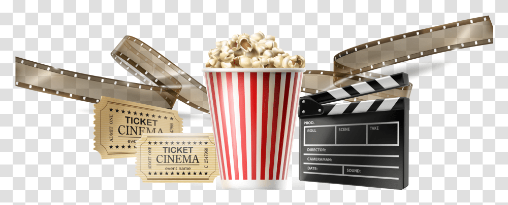 Conceito De Cinema, Food, Popcorn, Snack Transparent Png