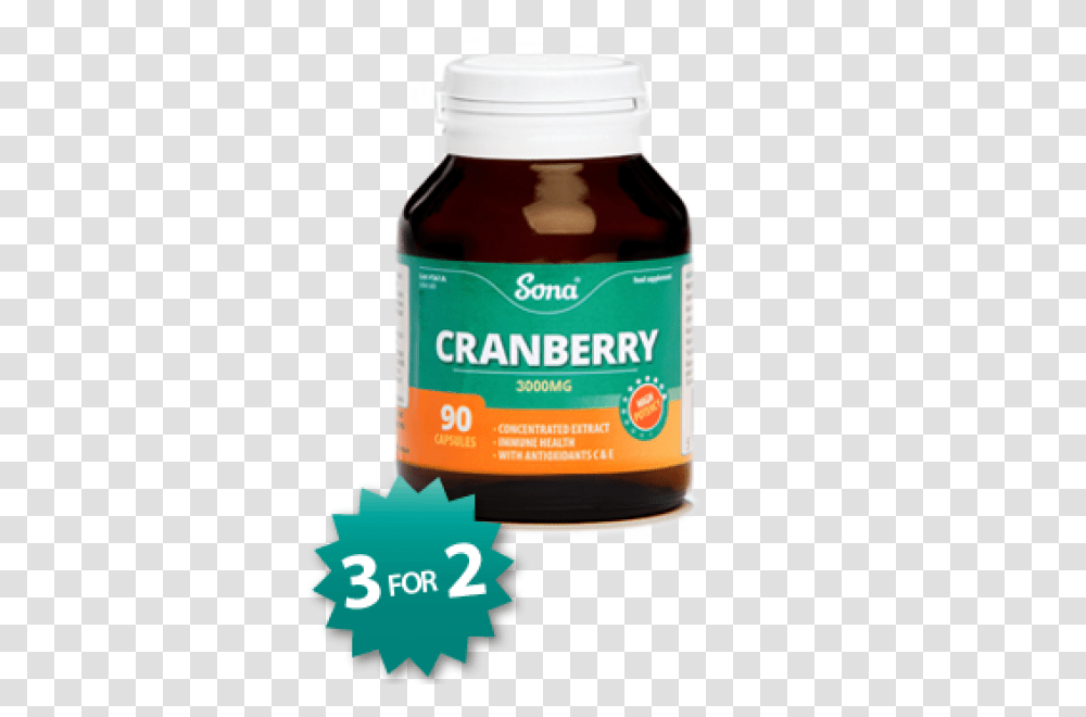 Concentrated Source Of Cranberry Sona Ie, Syrup, Seasoning, Food, Label Transparent Png