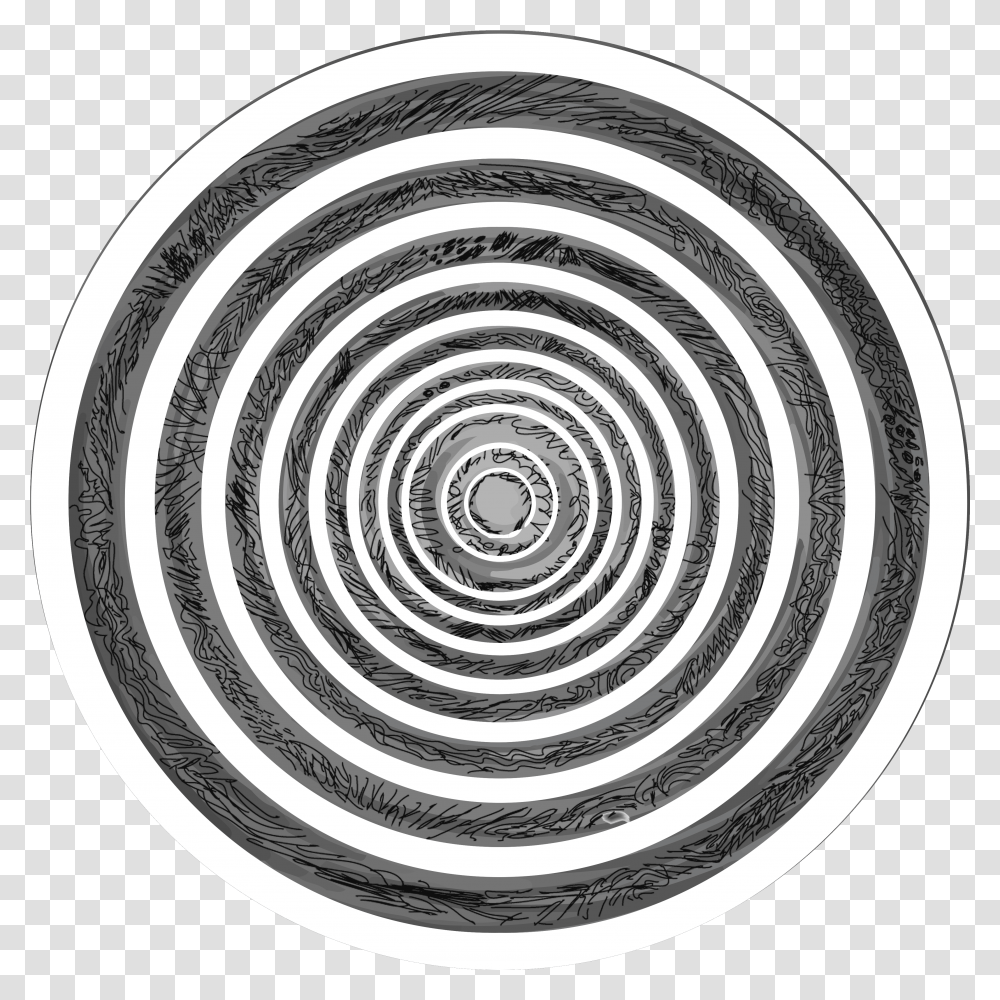 Concentric Circles, Spiral, Rug, Coil Transparent Png